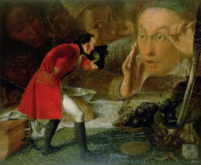 Gulliver tentoongesteld aan de Brobdingnag boer door Richard Redgrave
